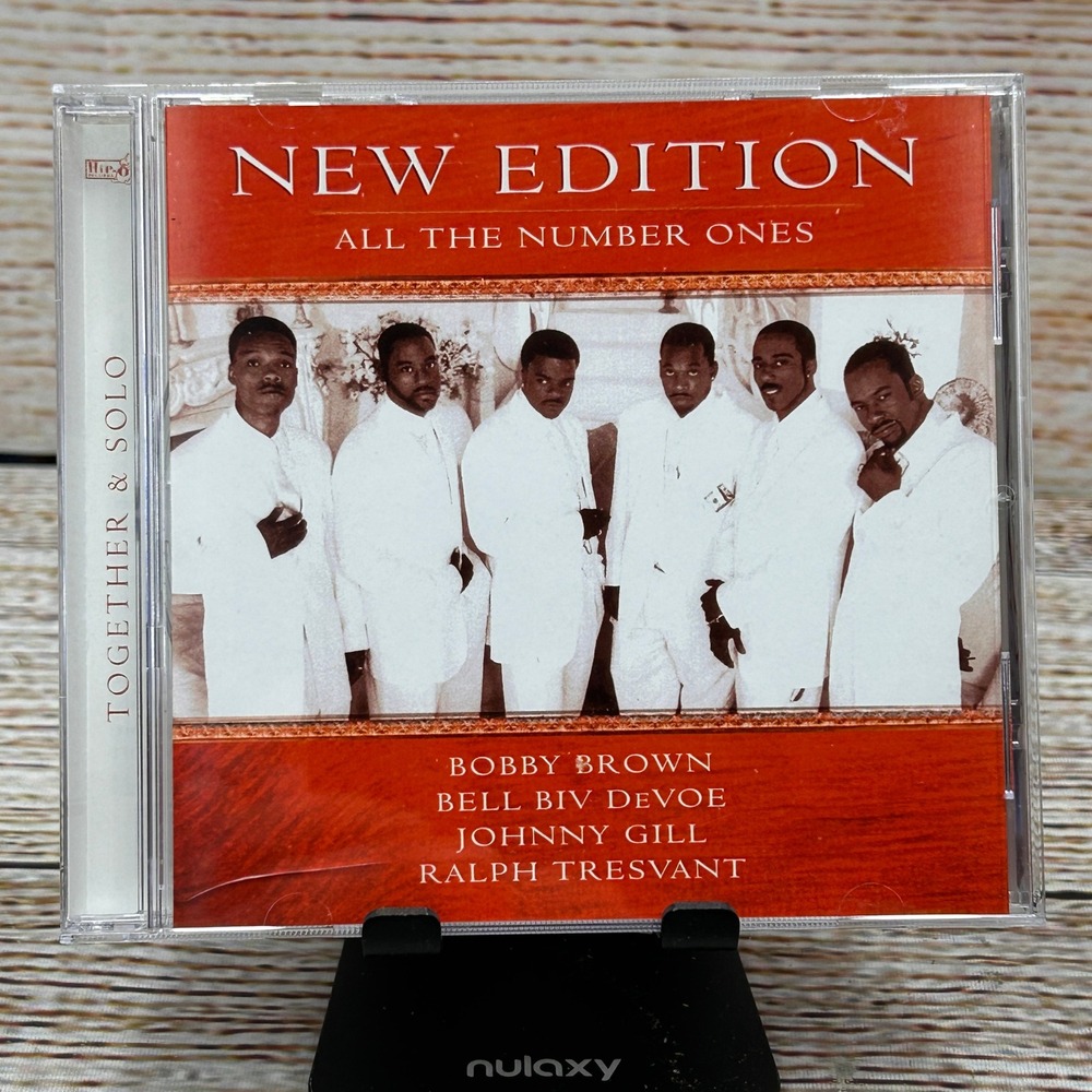 New Edition All The Number Ones CD Together & Solo Bobby Brown BBD‎ 01215759822